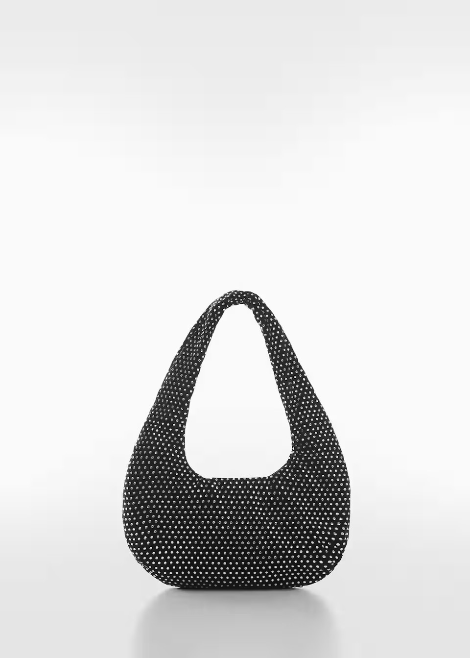 Rhinestone velvet bag | MANGO (US)