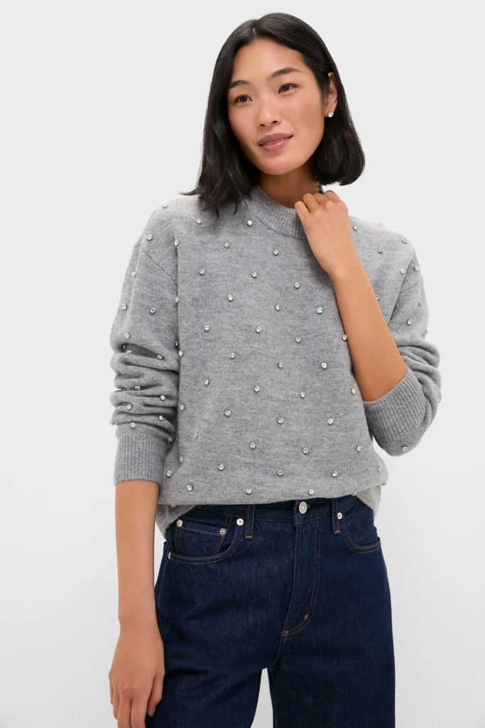 Charcoal Diamonte Aura Sweater | Tuckernuck (US)