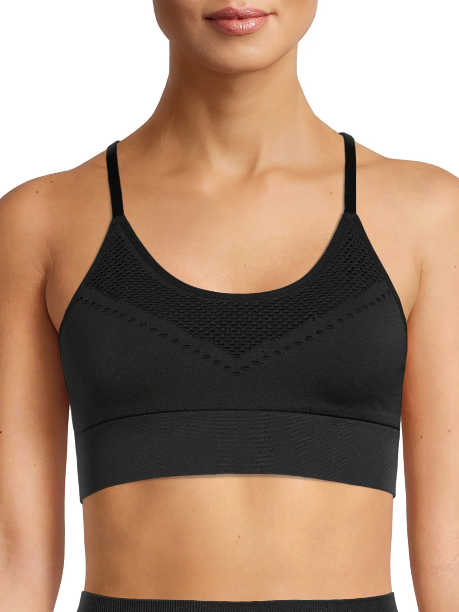 Avia Women's Seamless Mesh Sports Bra - Walmart.com | Walmart (US)