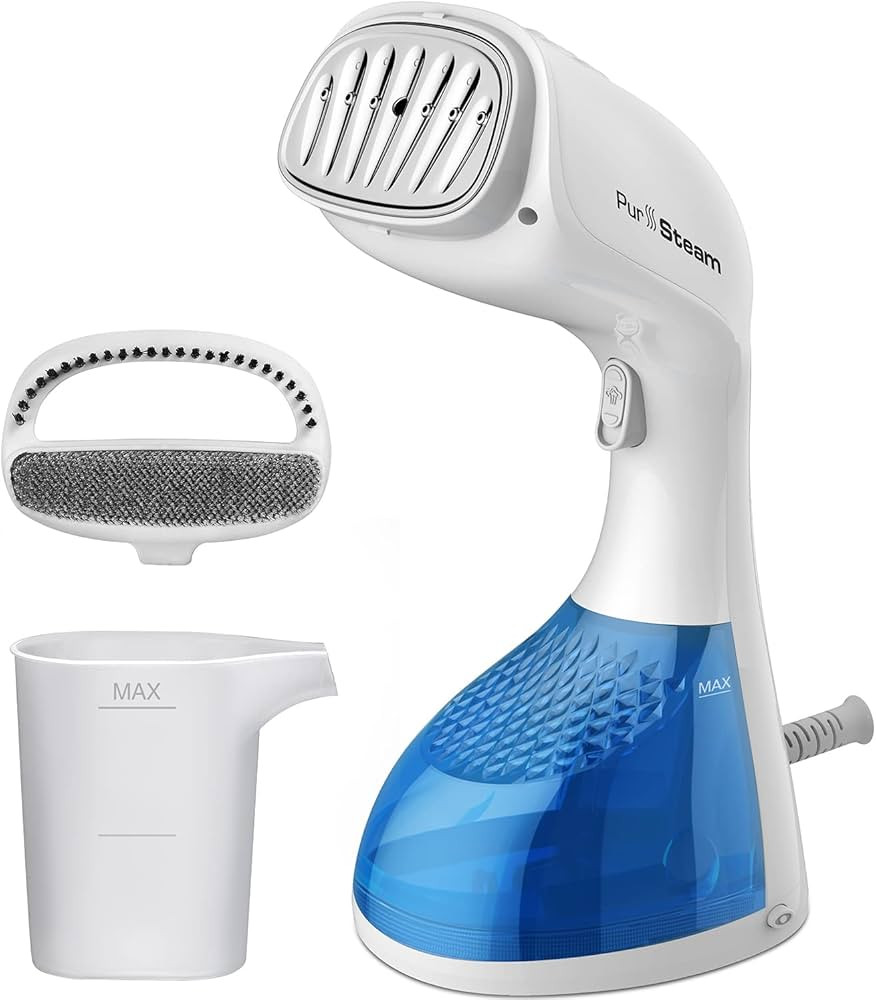 PurSteam 1400-Watt Steamer for Clothes, Wrinkle Remover, Fast Heat-up, Large Detachable Water Tan... | Amazon (US)