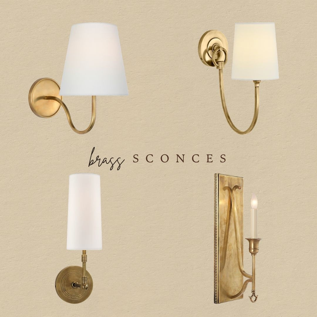 My favorite aged brass is by far from Visual Comfort!  You won’t get a screaming deal on these, but their quality and color are amazing!

#LTKHome