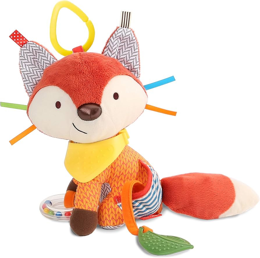 Skip Hop Bandana Buddies Baby Activity and Teething Toy with Multi-Sensory Rattle and Textures, F... | Amazon (US)