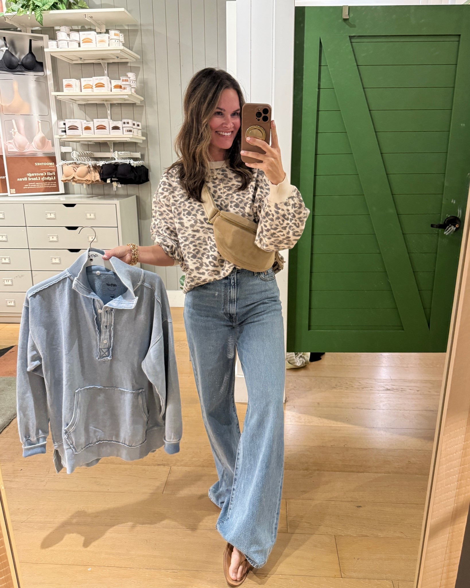 The best sweatshirts from Aerie! This blue button up pullover looks vintage, and is so perfect to throw on top of any look.

#LTKgrwm #LTKootd #LTKdayinmylife