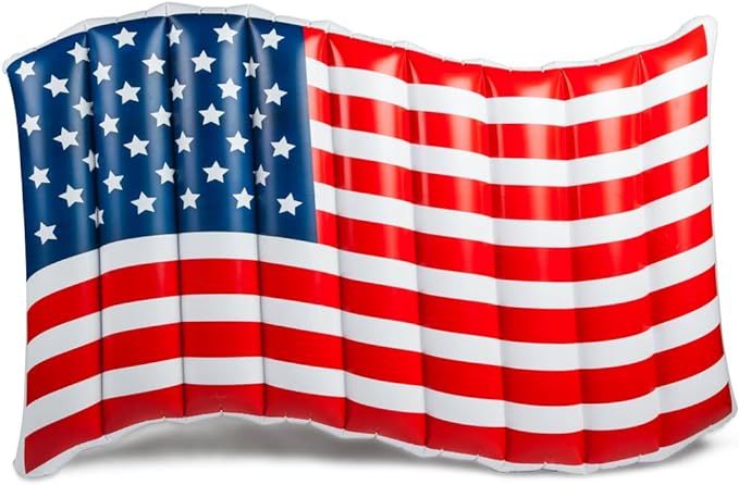 BigMouth Inc BMPF-AF Inflatable Giant Waving American Flag Pool Float | Amazon (US)