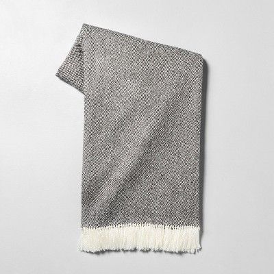 Throw Blanket Gray - Hearth & Hand™ with Magnolia | Target