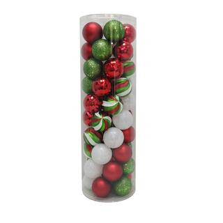 50ct. Red, White & Green Ball Ornaments by Ashland® | Michaels | Michaels Stores