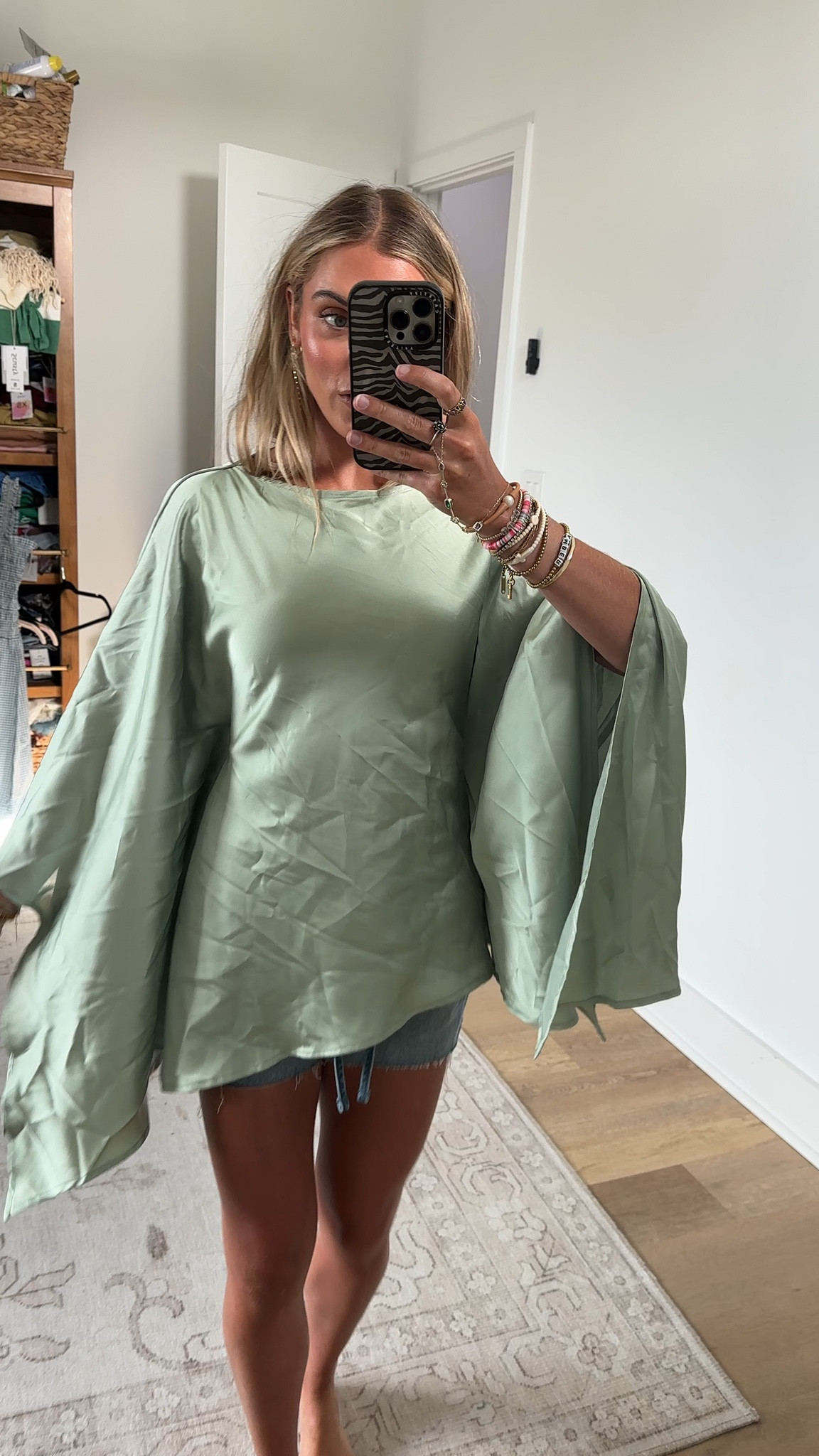 Amazon size small Verdusa Women's Satin Dressy Blouses Asymmetrical Poncho Top Oversized Shirts Festival Cocktail Outfits

#LTKootd #LTKSaleAlert #LTKdayinmylife