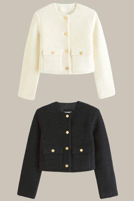 Boucle jacket obsession continues. Black or cream?

#bouclejackets #tweedjackets #autumnfashion #capsulewardrobe

#LTKstyletip