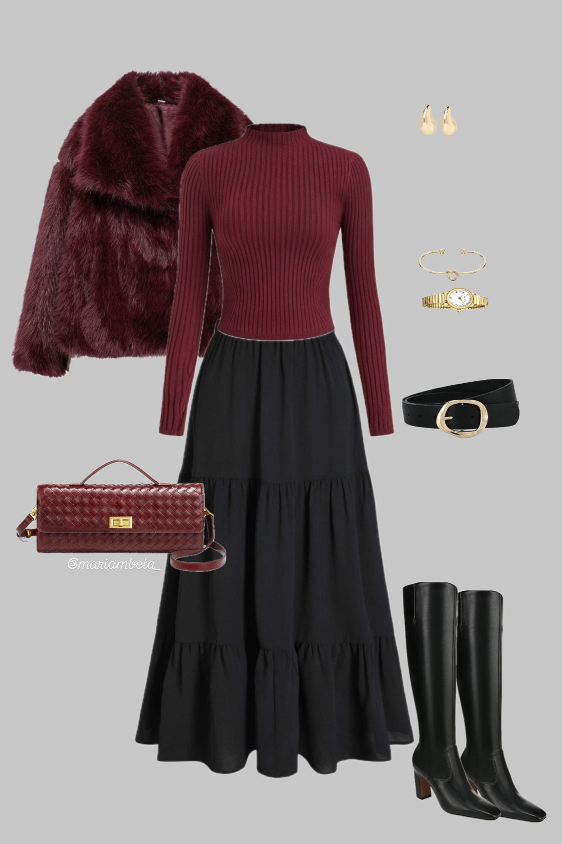 Winter outfits, winter fashion, winter style, chic winter outfit, styling winter outfits, maxi skirt outfit, burgundy outfit, styling fur coat, how to style winter outfits, what to wear

#LTKStyleTip #LTKSaleAlert #LTKShoeCrush