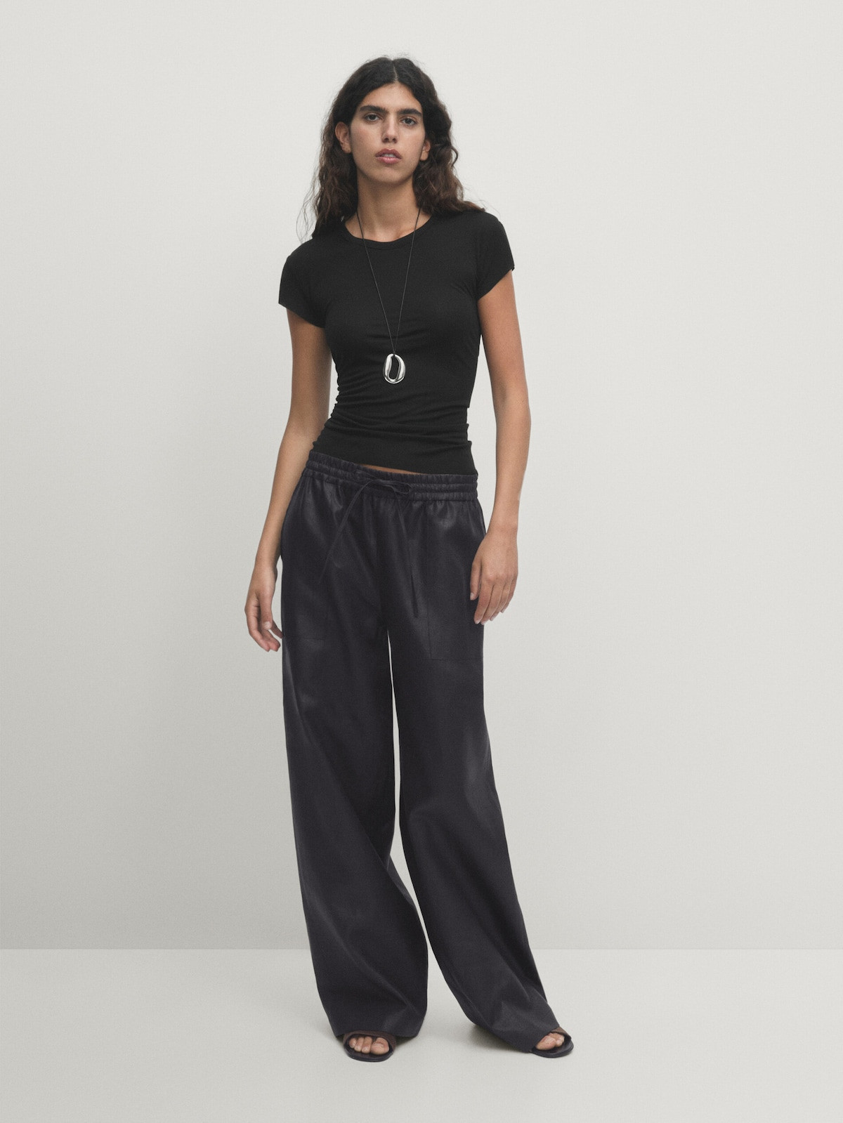 100% linen joggers | Massimo Dutti US