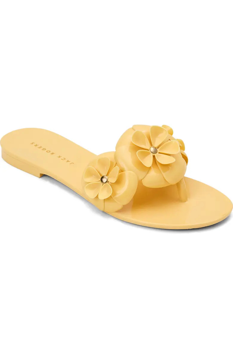 Amelia Flower Jelly Sandal (Women) | Nordstrom