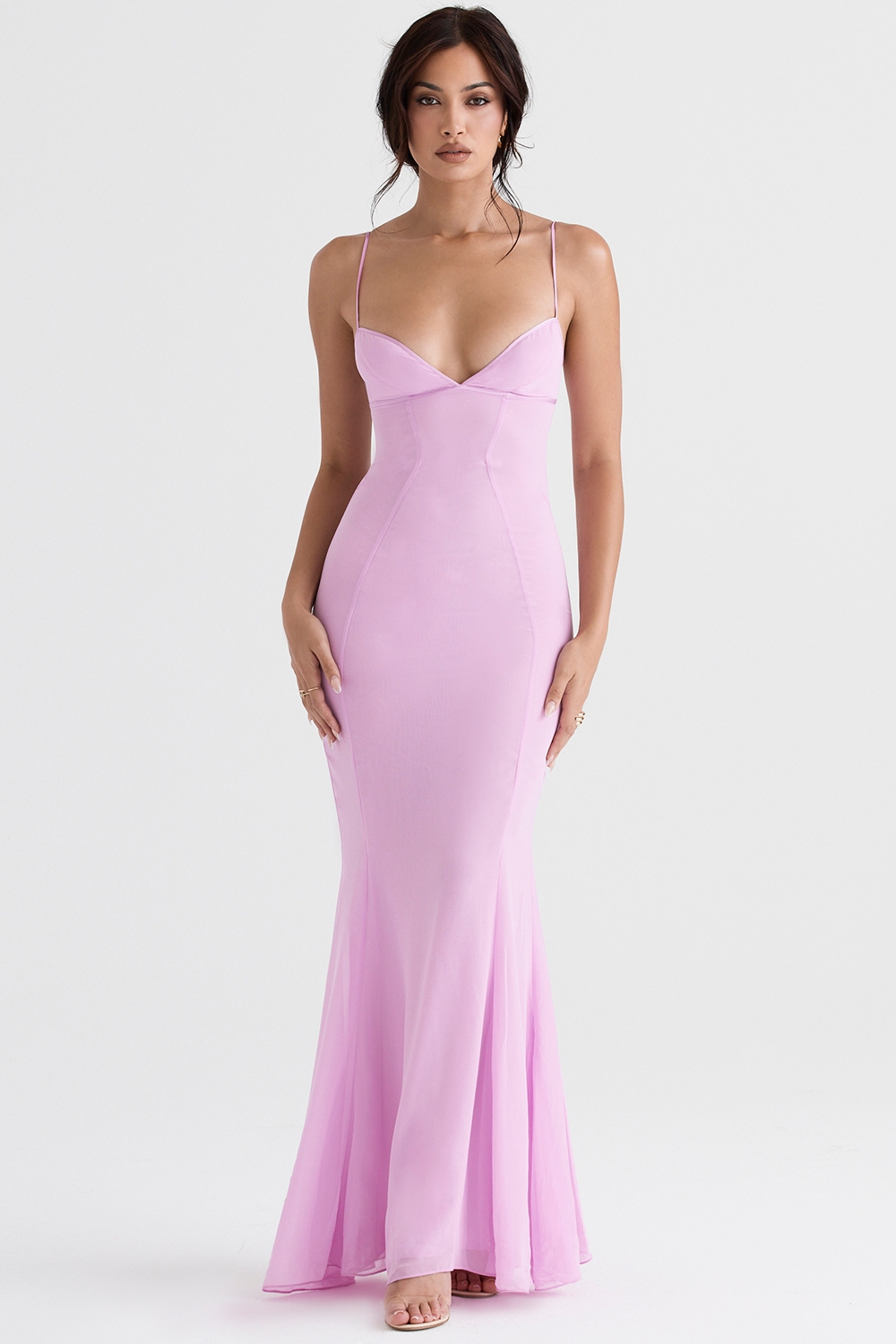 pink maxi dress | House of CB