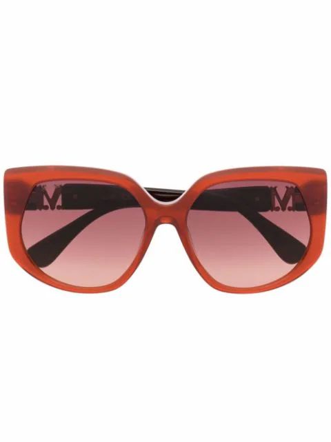 MM0013 oversized-frame sunglasses | Farfetch (UK)