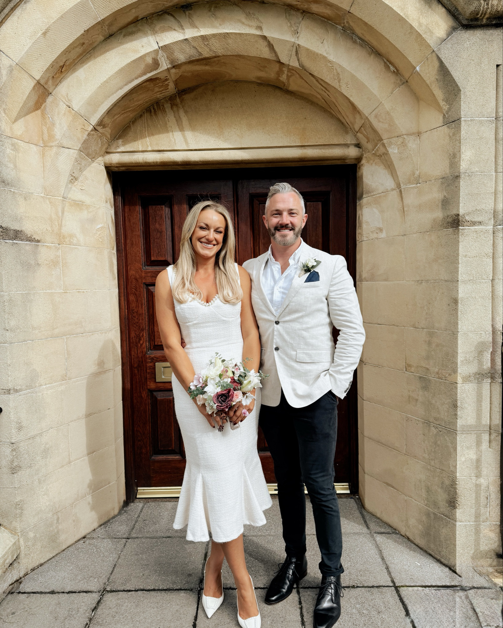 My legal ceremony bridal dress 🤍💍👰‍♀️💒 wearing a size 14 but altered down . 

#LTKmidsize #LTKwedding #LTKdresses