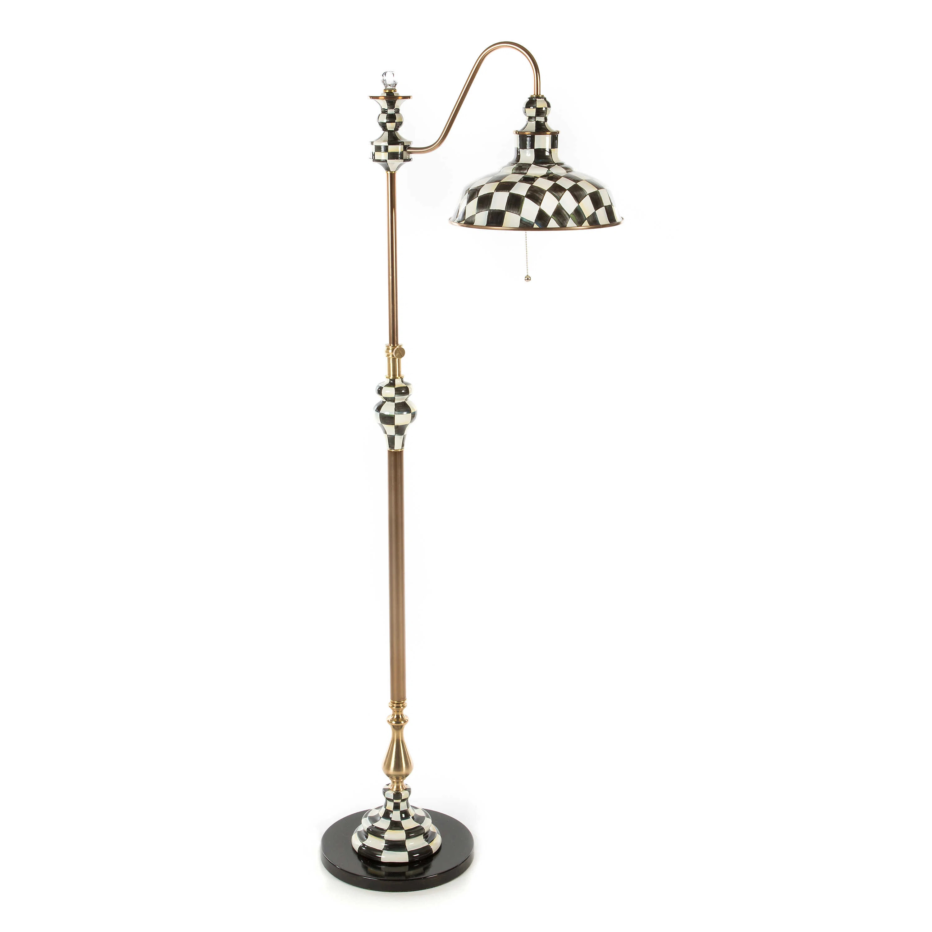 Courtly Check Farmhouse Floor Lamp | Wayfair North America