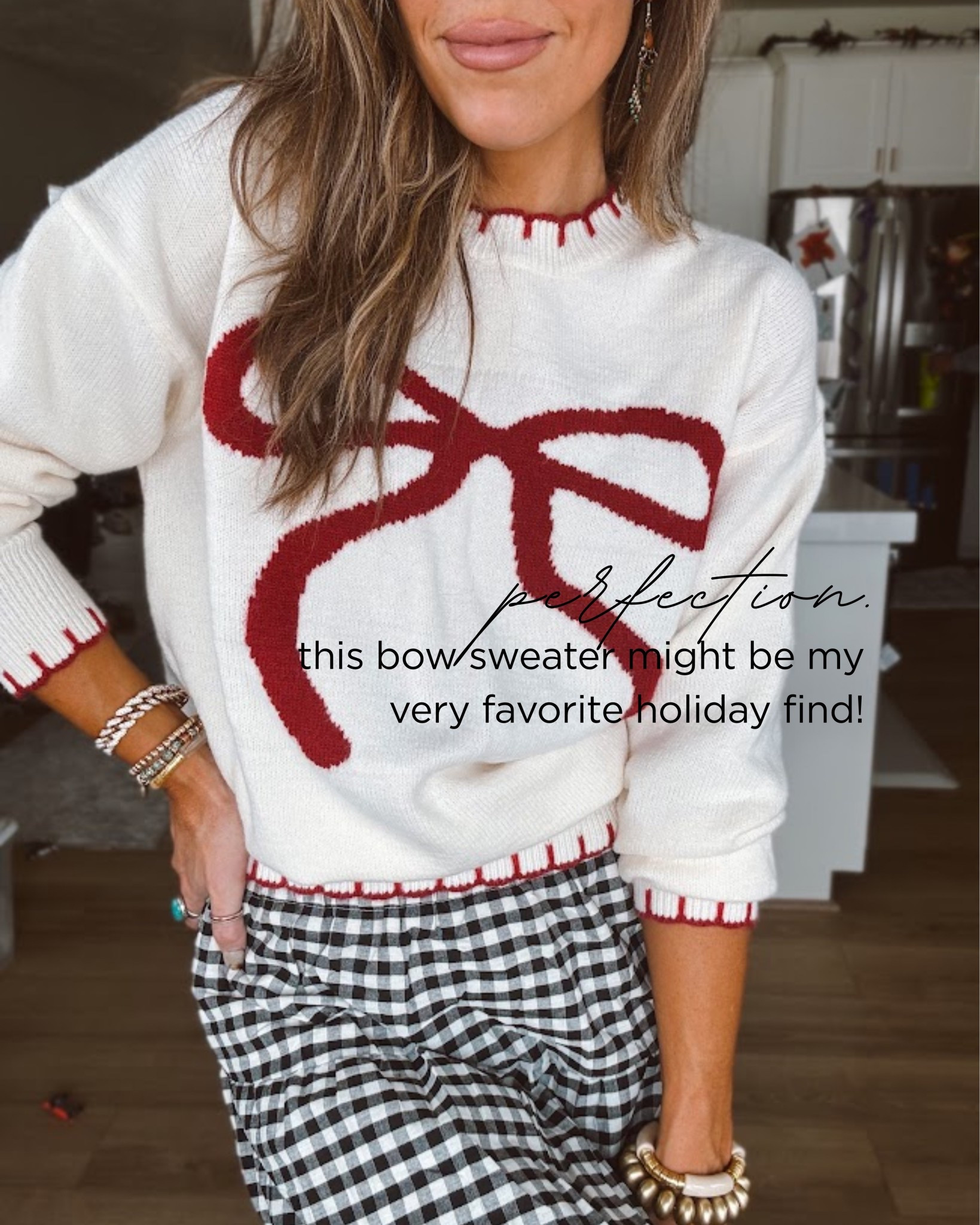 I love this combo so much!!! True to size! 

#LTKSeasonal #LTKootd #LTKHoliday