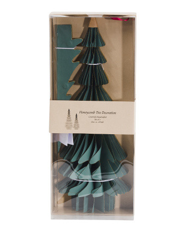 Set Of 2 Honeycomb Paper Trees | TJ Maxx