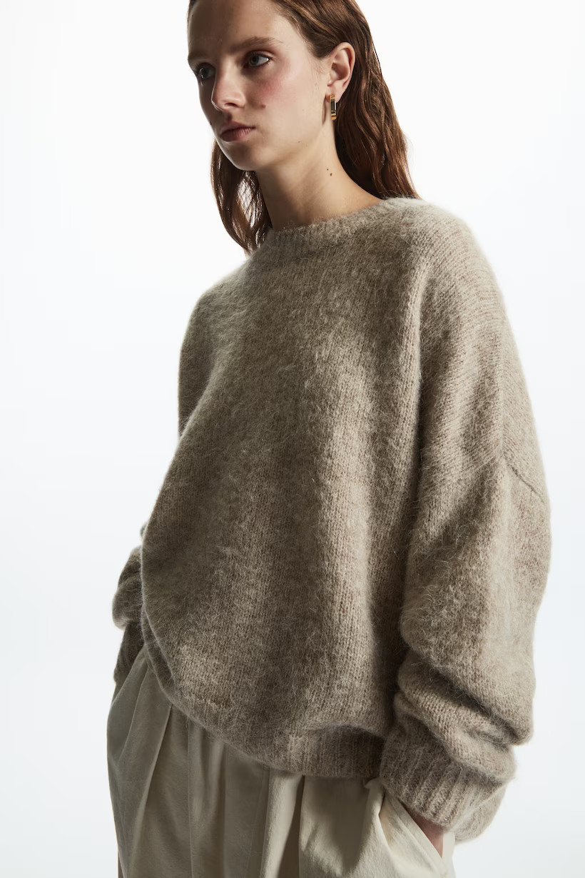 TEXTURED WOOL-ALPACA JUMPER | COS (AU)