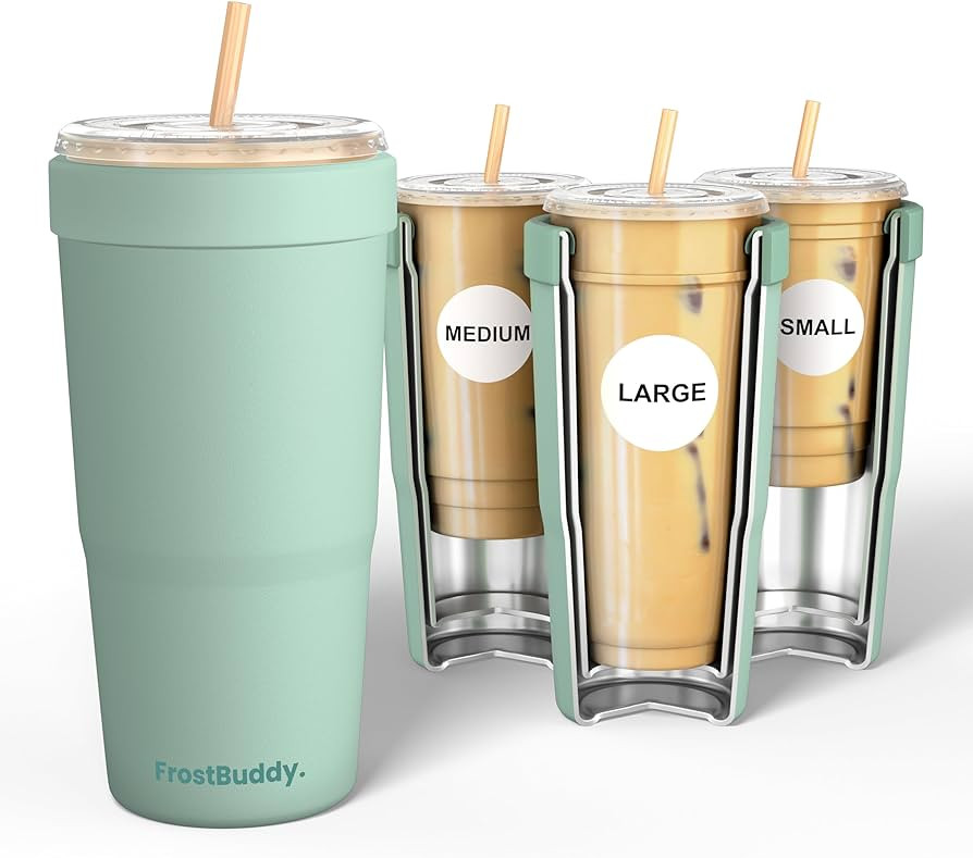 Amazon.com | Frostbuddy | To Go Buddy - 30 oz Stainless Steel Vacuum Insulated Tumbler Cup - ther... | Amazon (US)