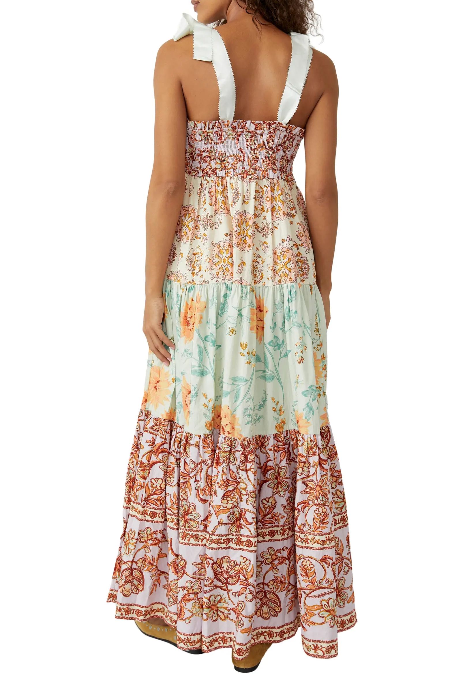 Bluebell Mixed Print Cotton Maxi Dress | Nordstrom