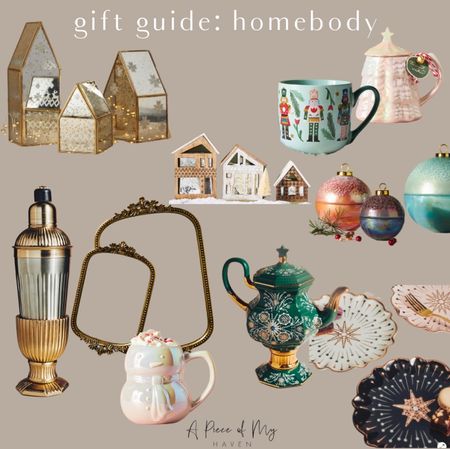 Any homebody would love these! 

Christmas gifts, gift, ideas anthropology, holiday mug, gleaming, Primrose, Trey, cocktail, shaker, holiday, candles, Christmas candles, Christmas mug

#LTKGiftGuide #LTKhome #LTKHoliday