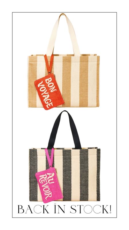These popular totes are back in stock!

#LTKstyletip #LTKtravel #LTKitbag