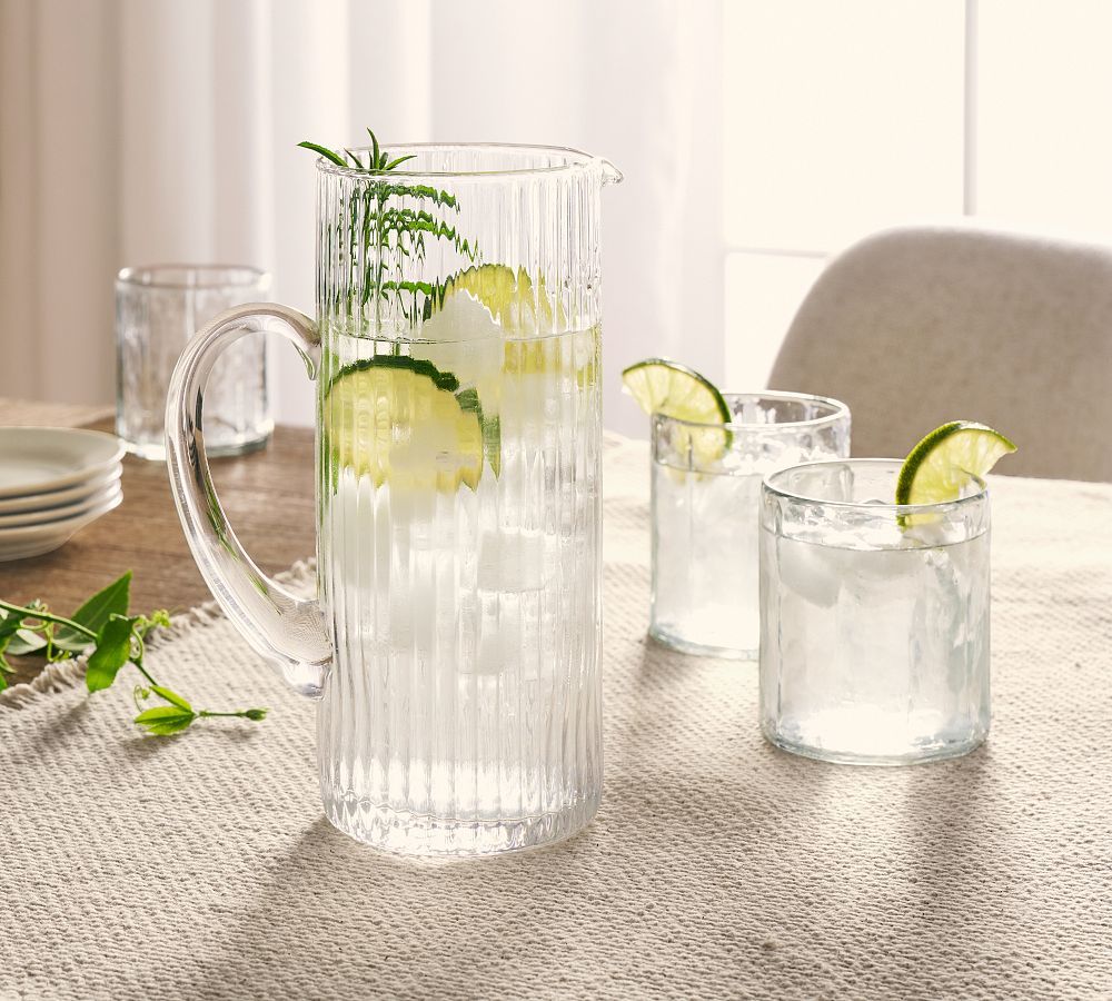 Rigato Pitcher | Pottery Barn (US)