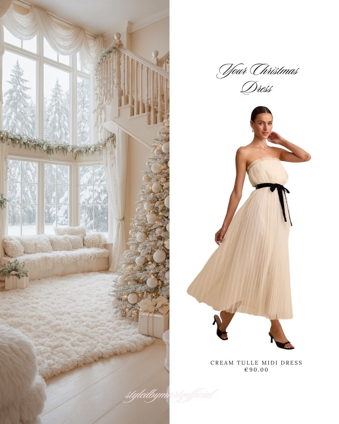 Your Christmas dress based on your aesthetic🤍❄️


Christmas dress, holiday dress, holiday party dress, Christmas dinner dress, white dress, tulle dress, winter dress, white feather dress, feminine style, feminine dress, romantic dress, elegant dress, under 100 dress

#LTKHoliday #LTKFindsUnder100 #LTKootd