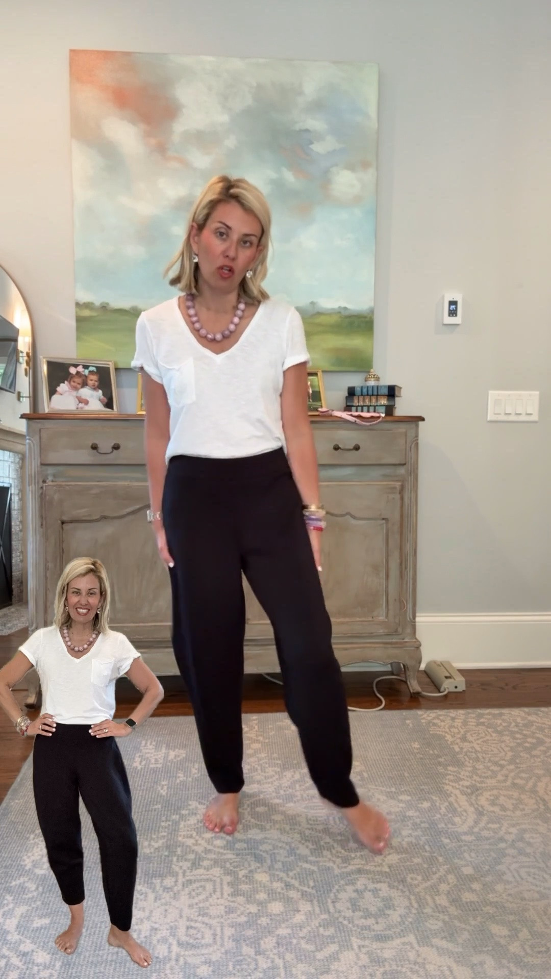 Sharing 3 styles (2 lengths) non denim pants we can and will dress up and down!

This is the small barrel (regular length)
Xs tee

Catherine20 to save on the arm candy!

#LTKootd #LTKdayinmylife

#LTKOver40