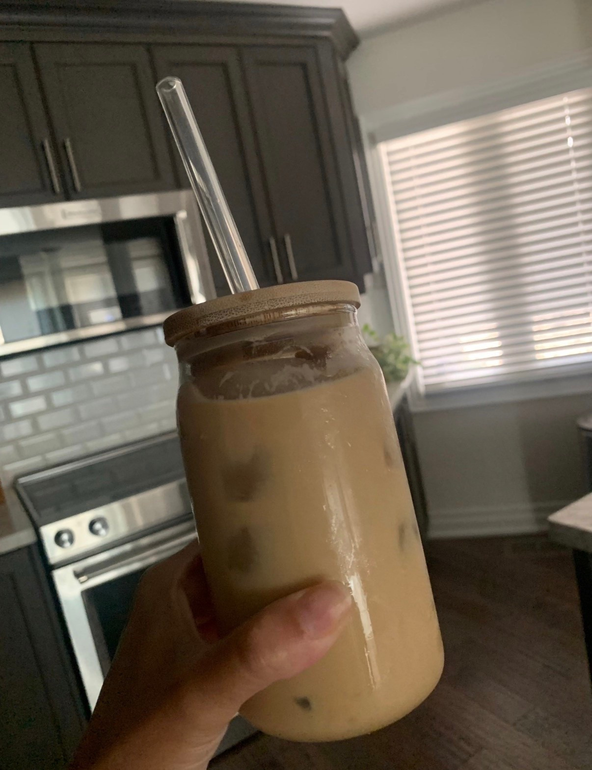 Iced coffee season! Love these glass cups and straws with lids

#LTKhome #LTKsummer