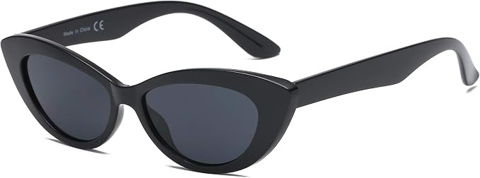 Cramilo Retro Women Cat Eye Vintage Clout Fashion Sunglasses | Amazon (US)