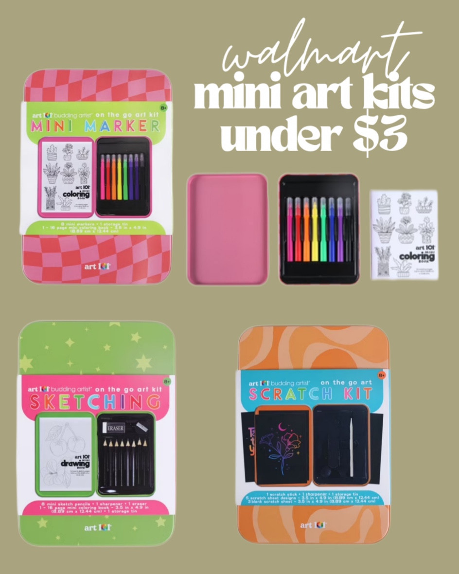 Walmart mini art kits under $3 each! Great gift idea or for car rides! 

#LTKparties #LTKkids #LTKfamily