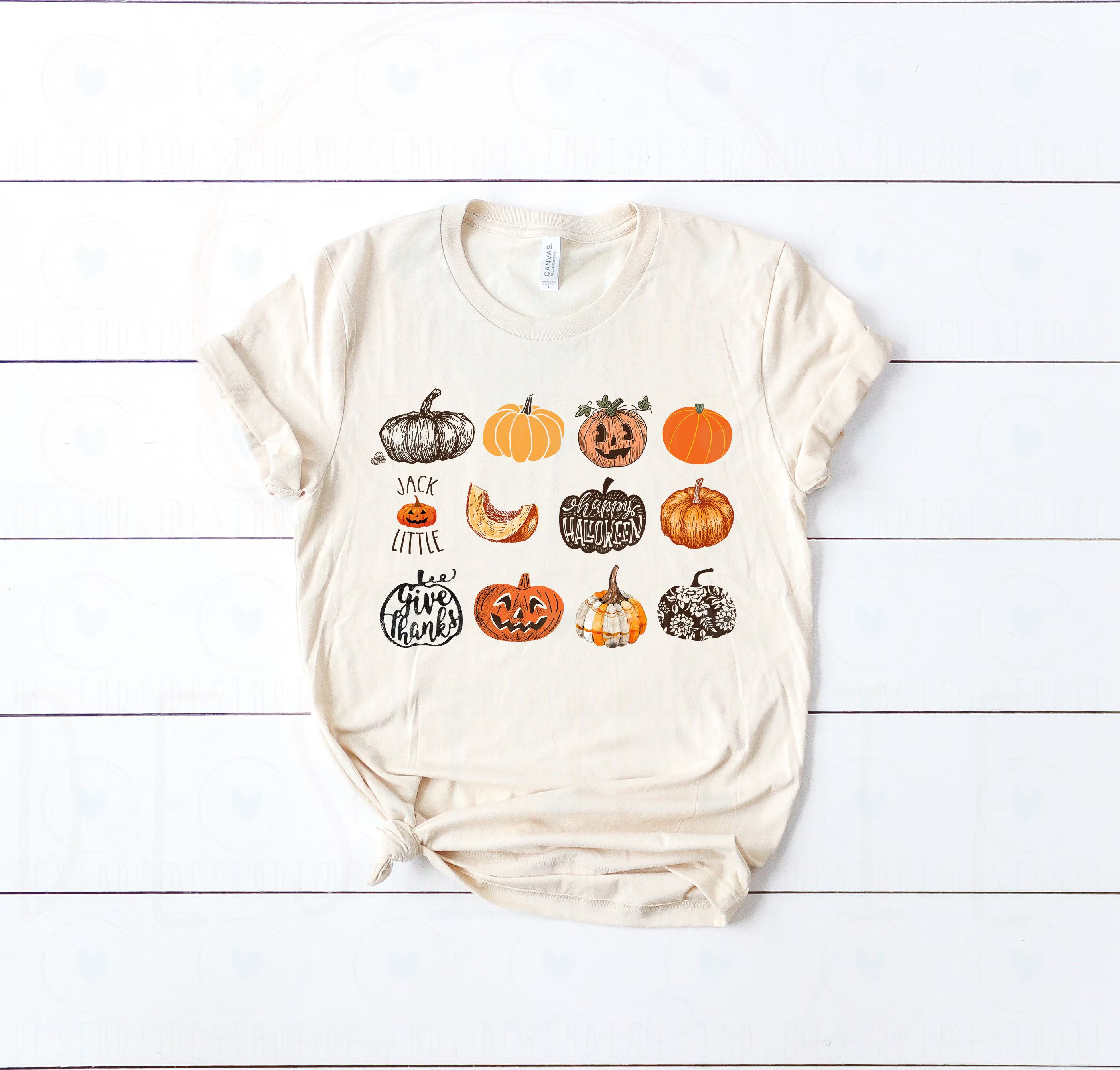 It’s the Little Things | Fall Harvest Pumpkins Jack O Lantern | UNISEX Relaxed Jersey T-Shirt | Etsy (US)