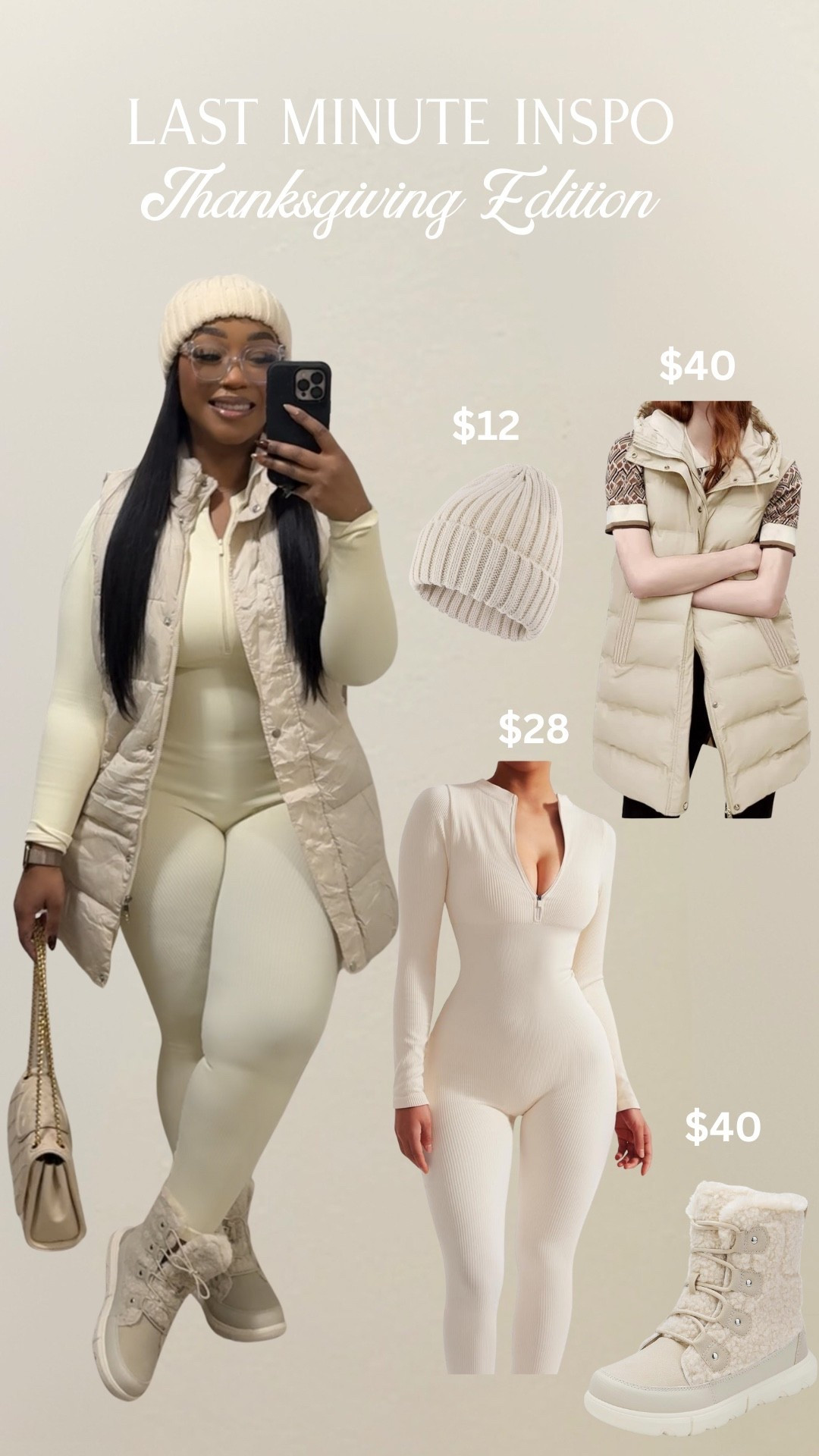 
If I were looking for something last minute to wear to Thanksgiving dinner, this would be a possibility. All of these items are via Amazon prime with most having same day delivery 🩷

#LTKCyberWeek #LTKHoliday #LTKSaleAlert