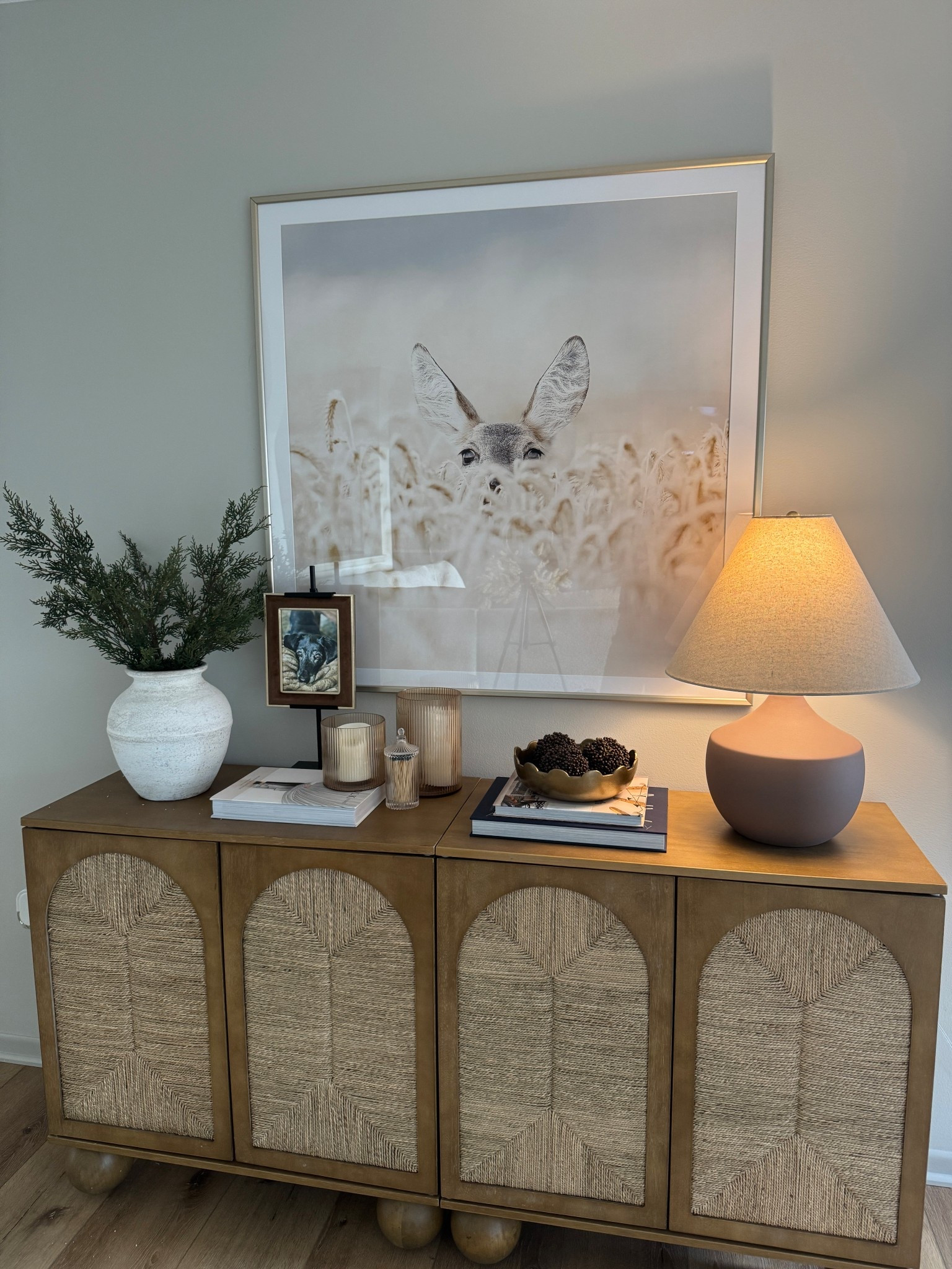 Attaching my faux stems because they won’t last long!! 🍂✨
Seasonal decor is officially going up in my house, which means we’re easing into winter — not full-on Christmas just yet. Right now it’s a cozy combo of fall and winter because I’m not quite ready to let go of the fall vibes (and let’s be honest, Thanksgiving still deserves its moment! 🦃).
This little corner is getting just a small touch of winter, and I’m loving the slow transition! ❄️ #viralstems #viral #fauxstems #console 

#LTKSeasonal #LTKHoliday #LTKHome