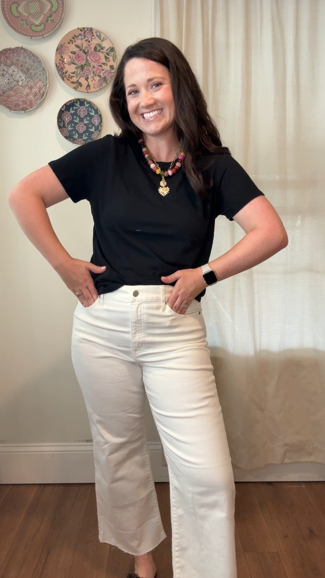 Spring outfit idea. 100% cotton t shirt 