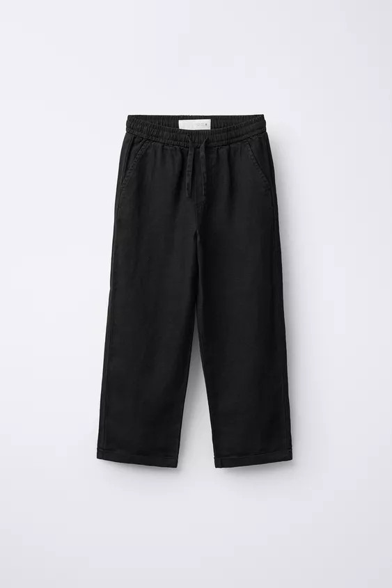 STRAIGHT LINEN PANTS | Zara US