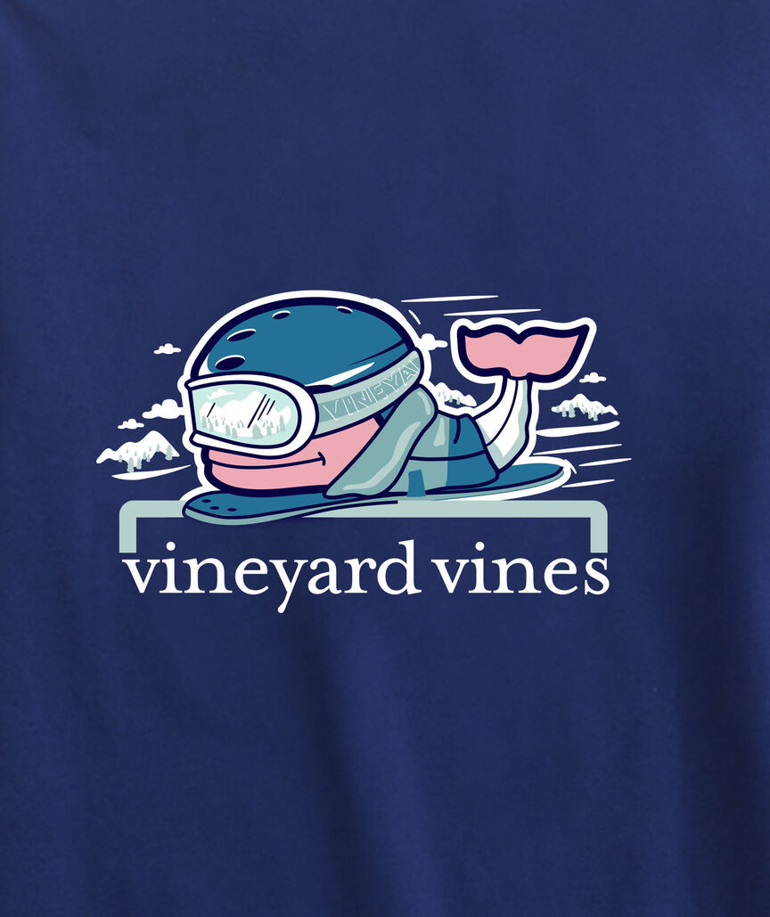 OUTLET Boys' Snowboard Rail Whale Long-Sleeve Pocket Tee | vineyard vines