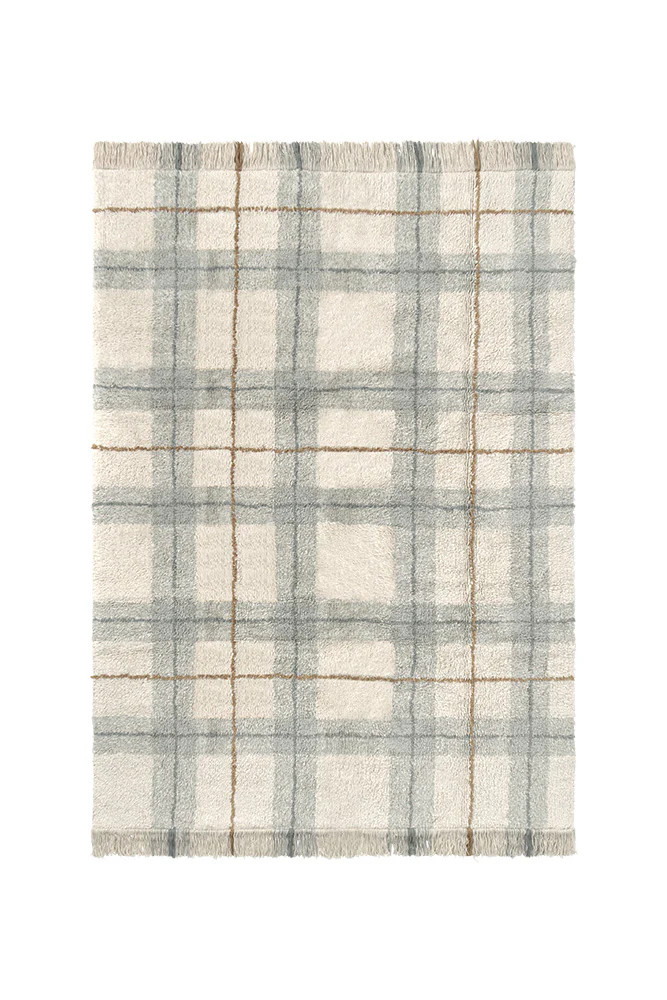 WASHABLE RUG TARTAN BLUE SAGE | Lorena Canals