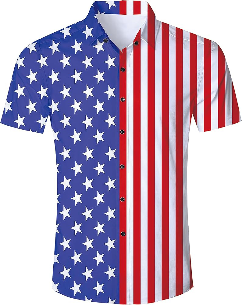American Flag Button Down | Amazon (US)