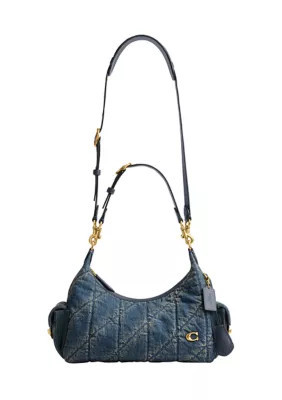 COACH Pocket Juliet Bag in Quilted Cotton Denim | Belk