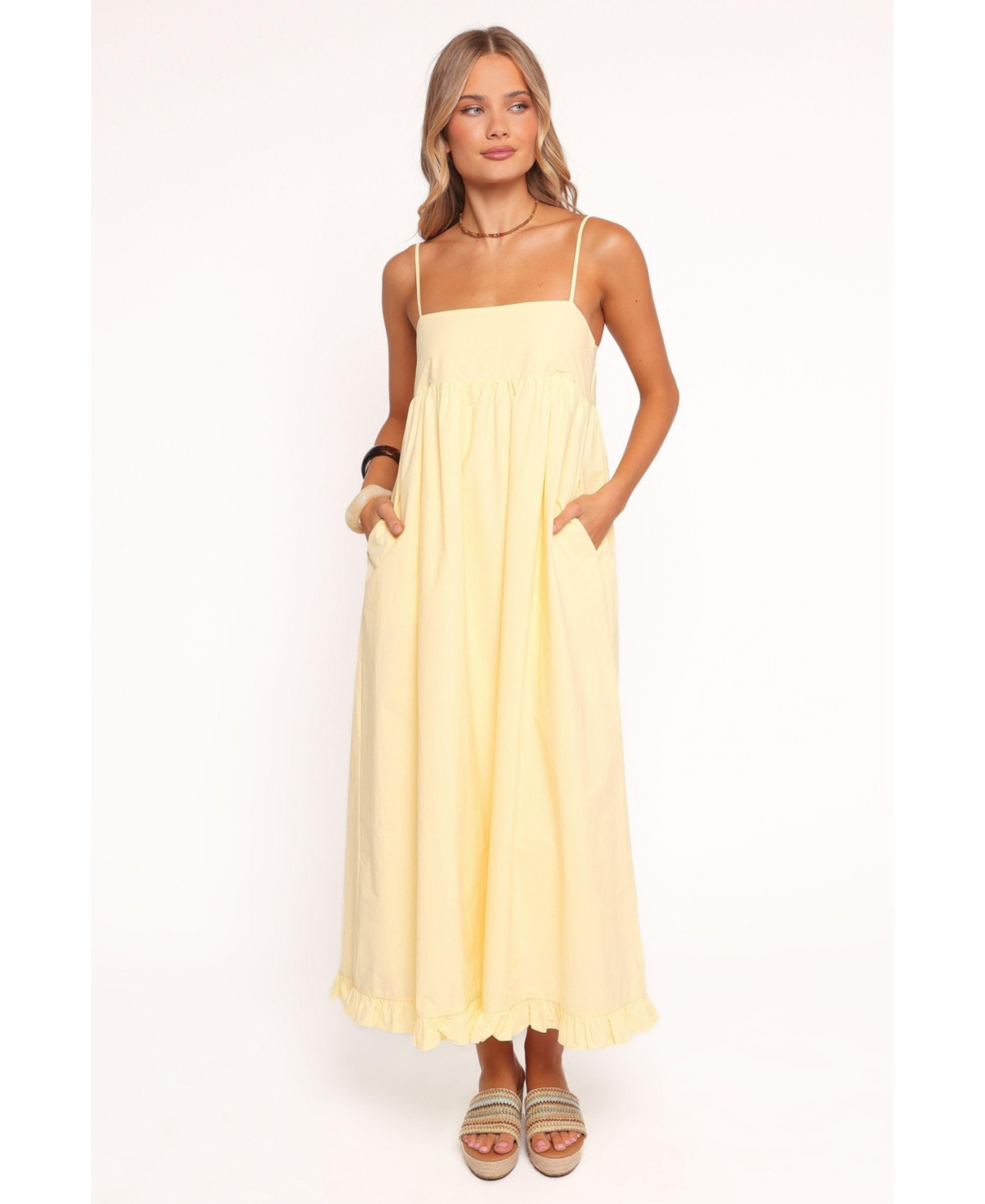 Petal and Pup Women's Miuccia Maxi Dress - Butter Yellow - Butter yellow | Macy's