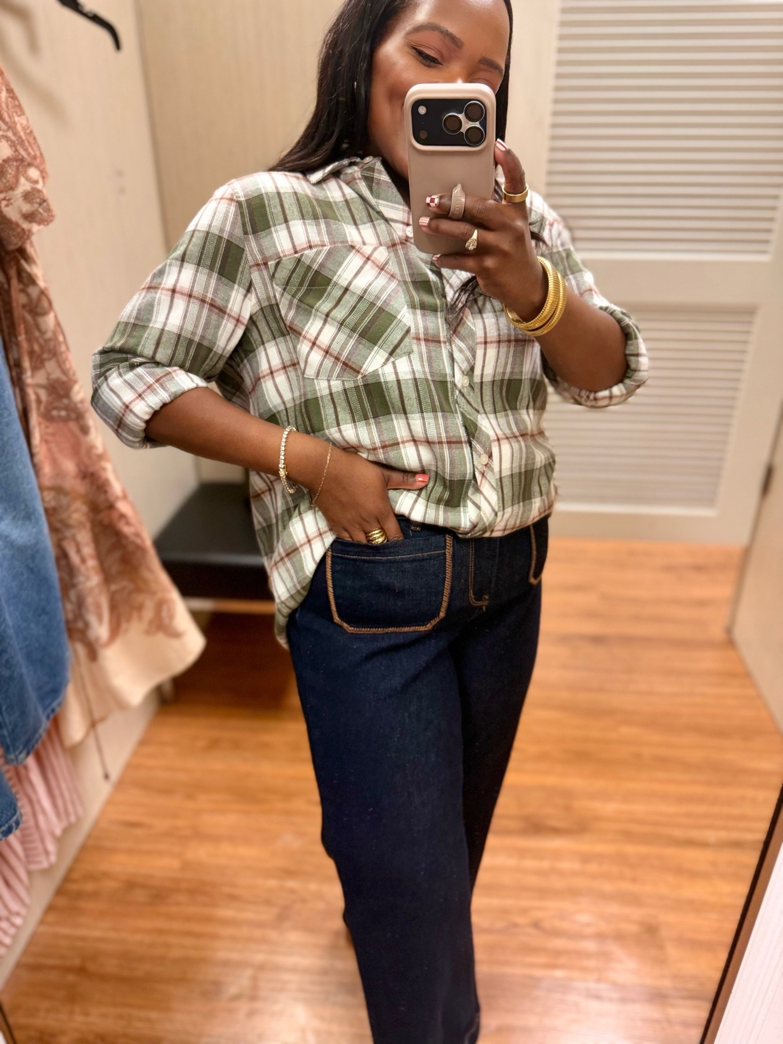 Love the brown stitching on these crown and ivy jeans from Belk! Wearing the size 12. I’ve paired with a fun plaid button up!

#LTKSaleAlert #LTKMidsize #LTKPlusSize
