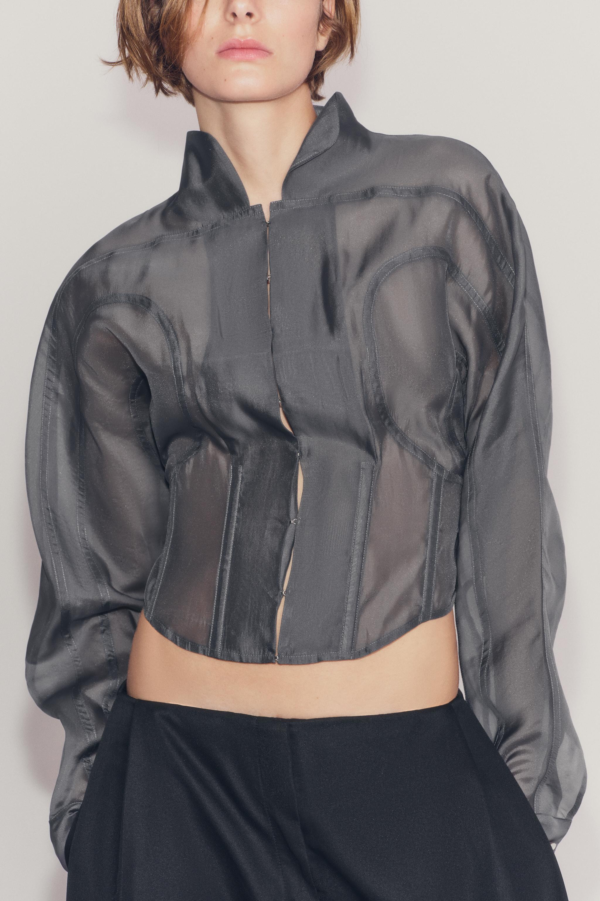 ZW COLLECTION CORSET SHIRT | Zara US