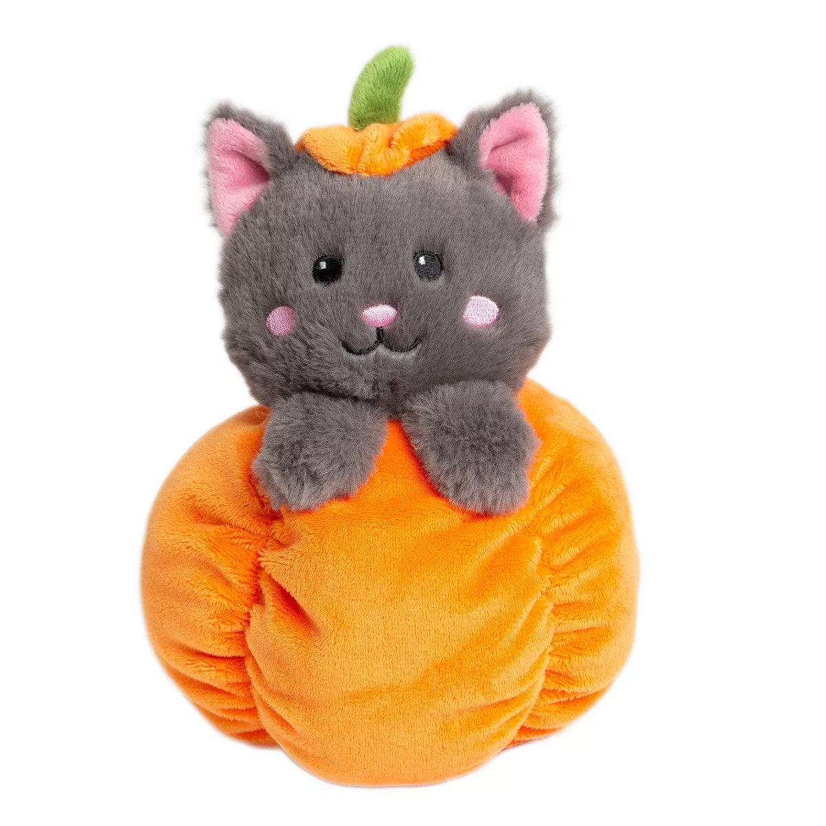 Pearhead Stuffed Animal Baby Toy - Pumpkin Cat - 0m+ | Target