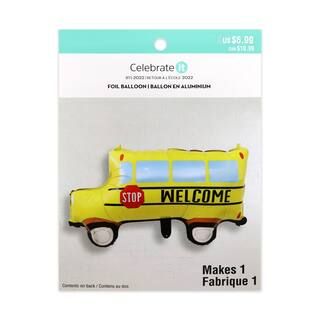 School Bus Foil Balloon by Celebrate It™ | Michaels Stores