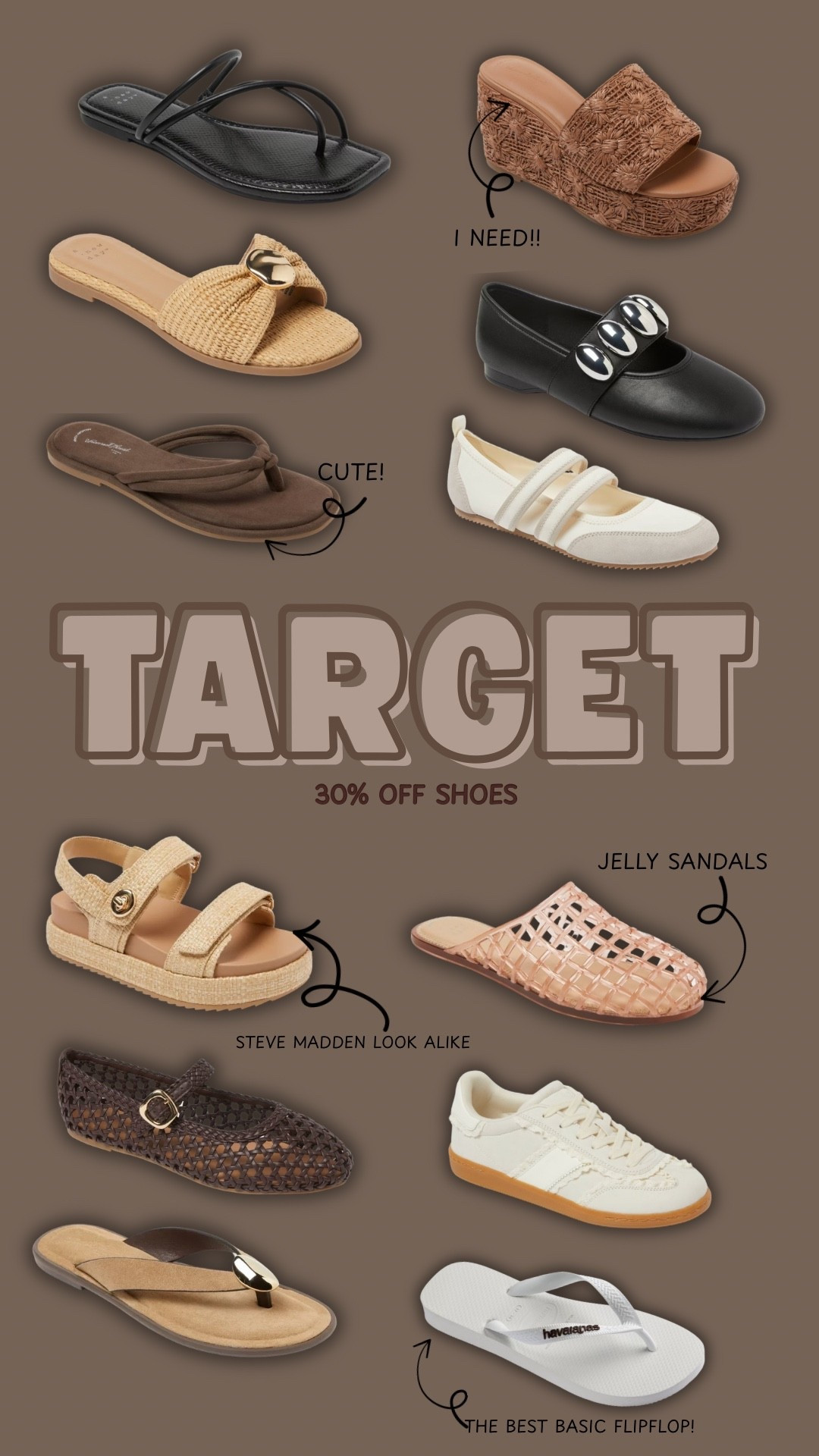 Loving these cute shoes from target! Such a good time to grab some good summer staples! 👏🏻

#LTKSaleAlert #LTKSeasonal #LTKootd