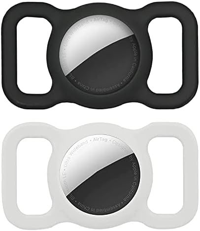 Luckygo Air Tag Case Compatible with Apple Airtag Case 2 Pack, Airtag Dog Collar Holder, Pet Air ... | Amazon (US)