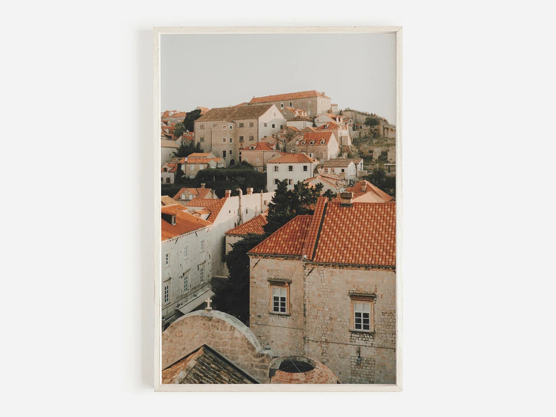 Dubrovnik Wall Art, Croatia Print, Red Roof Print, Architecture Photography, Printable Wall Art, ... | Etsy (US)