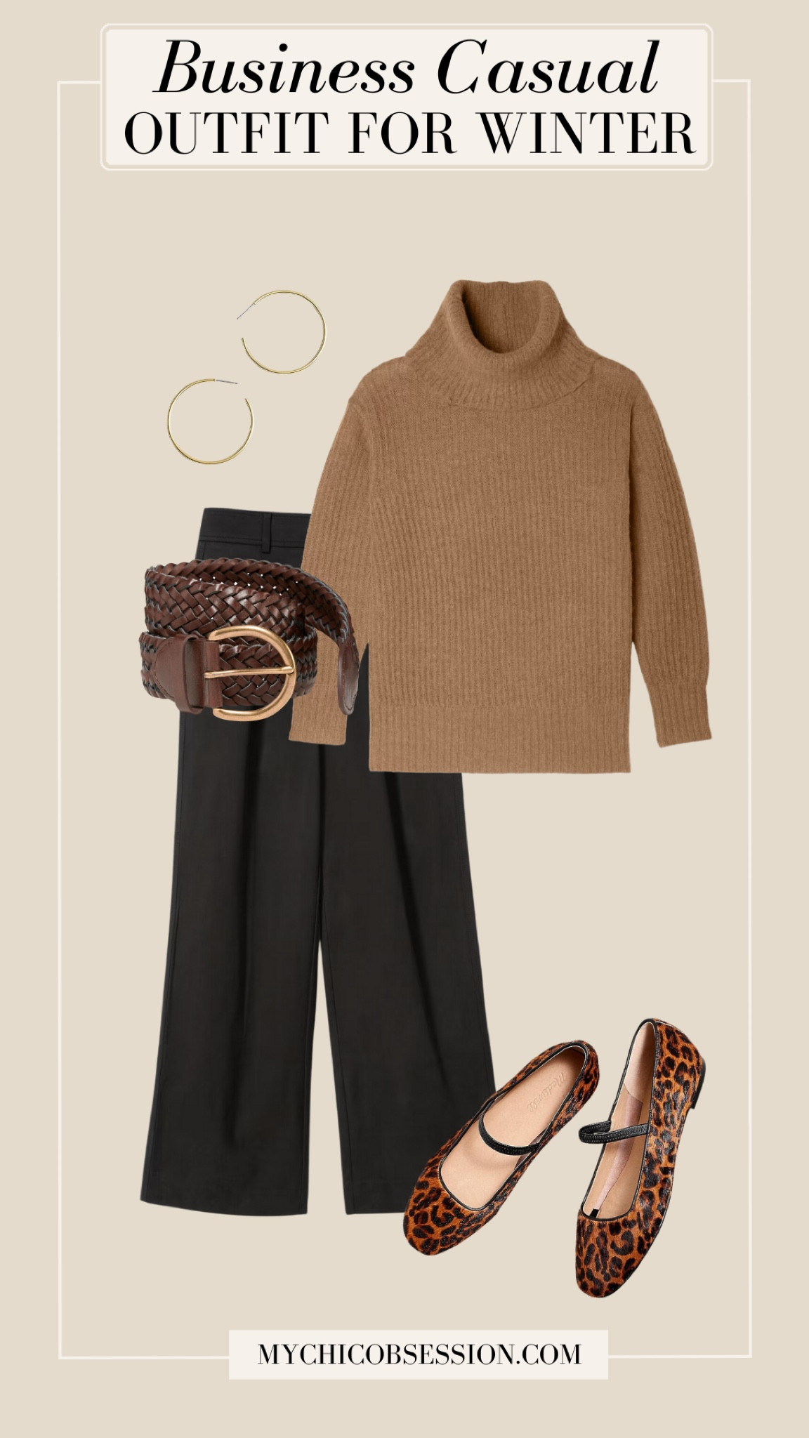 Opt for a chunky turtleneck sweater when the weather turns cold for a cozy and casual touch. Pair it with wide-leg trousers in a relaxed fit to create an awesome contrast in your silhouette.

#LTKworkwear #LTKSeasonal #LTKstyletip